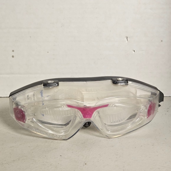Aqua Sphere Other - Aqua Sphere Kayenne Swimming Goggles Clear Pink Made in‎ Italy Wide View Junior